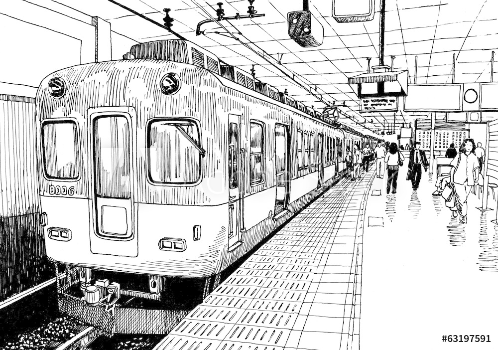 Metro Sketch at PaintingValley.com | Explore collection of Metro Sketch