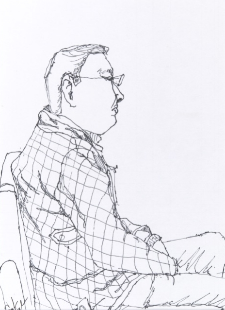 464x638 Ink Sarah Kahle - Metro Sketch