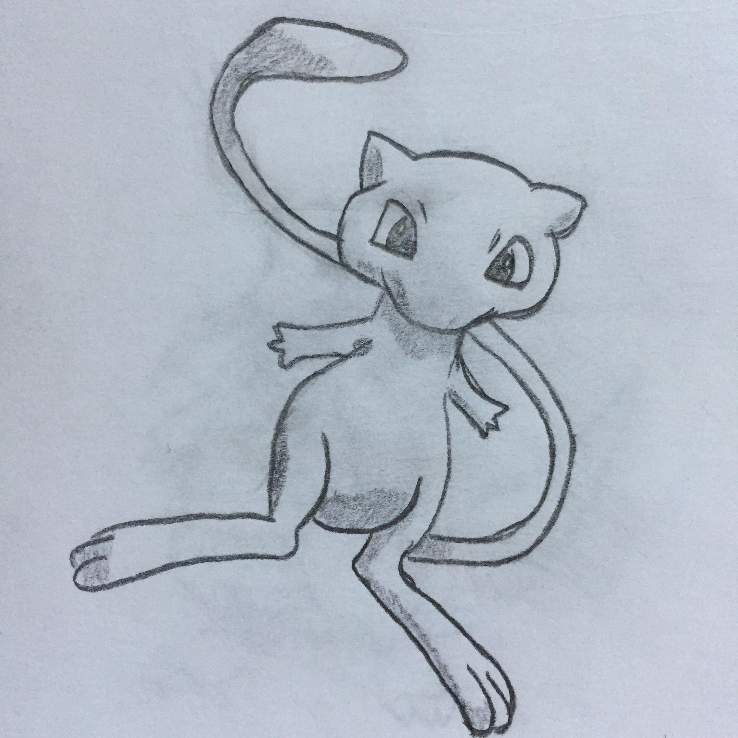 2448x2448 Mew Pokemon - Mew Sketch