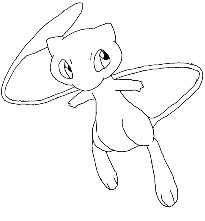 683x735 Mew Sketch By Yomotoko Kun - Mew Sketch