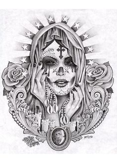 236x330 The 30 Best Drawing Girl And Mexican Tattoos Images - Mexican Girl Sketch
