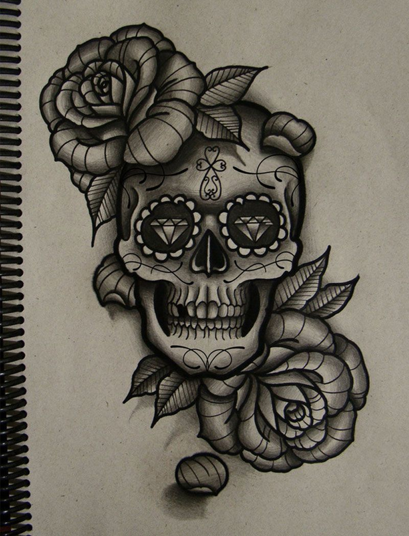 800x1048 Skull Mexican Tattoo Colour 20 Mind Blowing Inspirational Tattoo - Mexican Sketches