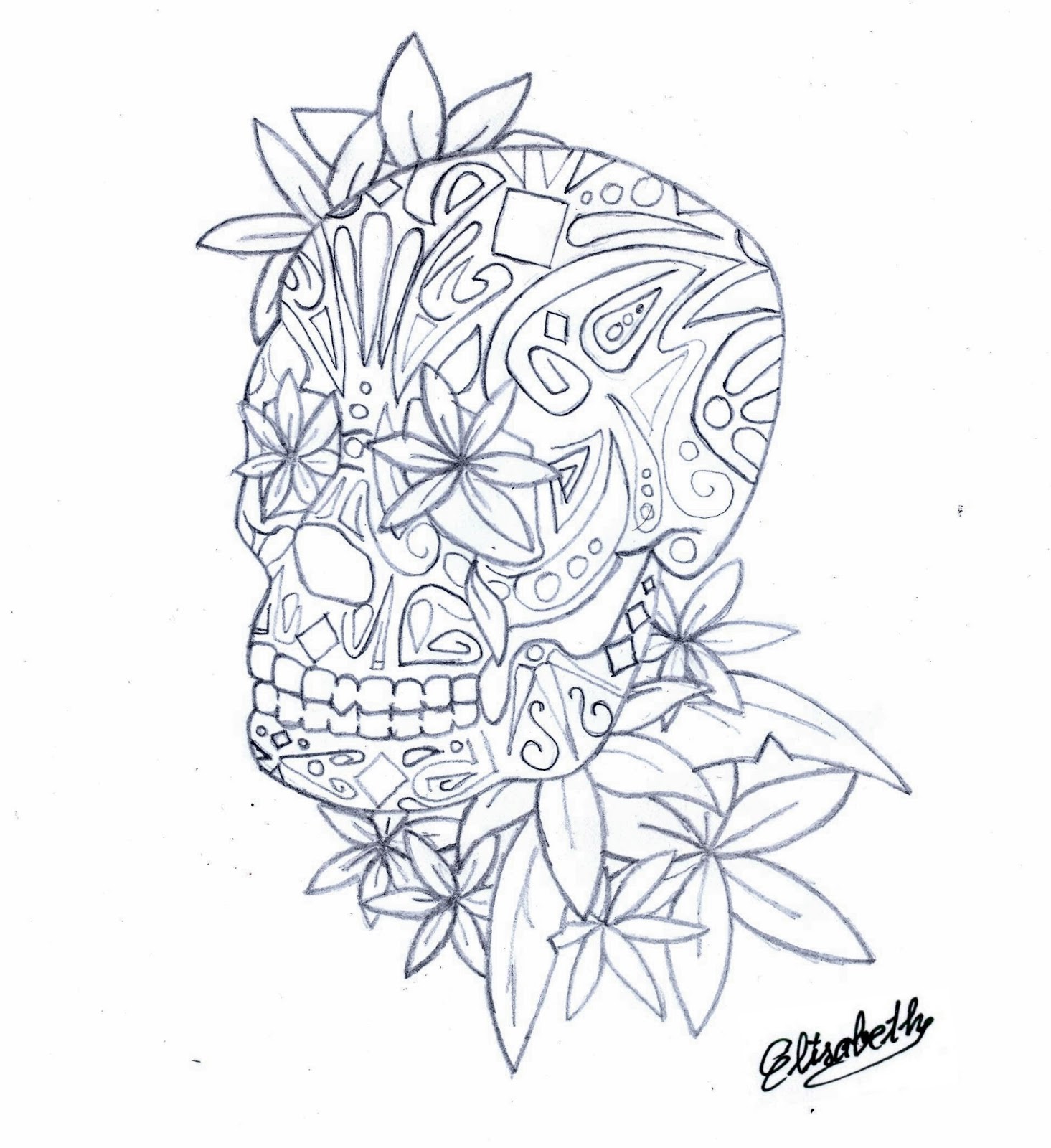 1465x1600 Tattoos, Sketches Amp More - Mexican Sketches