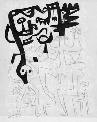 319x400 Sketches Jim Flora - Mexican Sketches