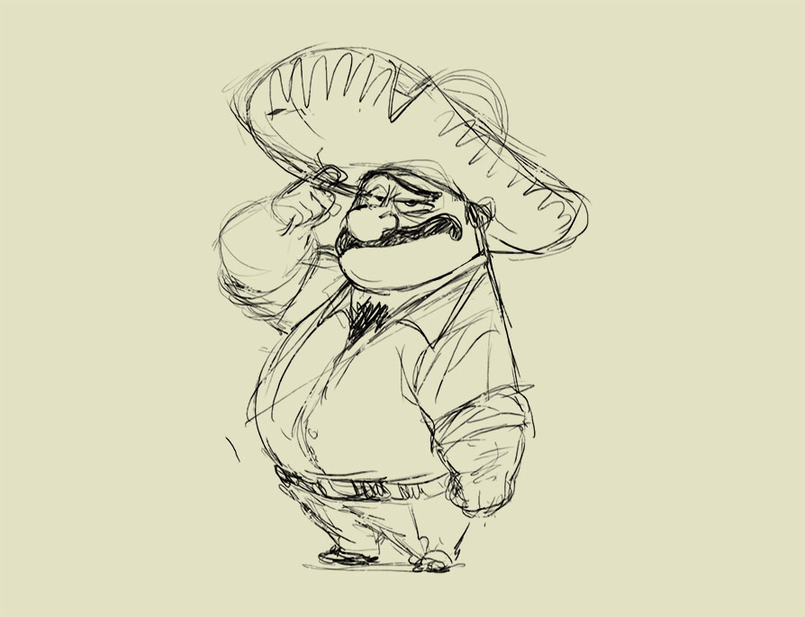 894x685 Doritos Uae Character Design Sketches On Behance - Mexican Sketches