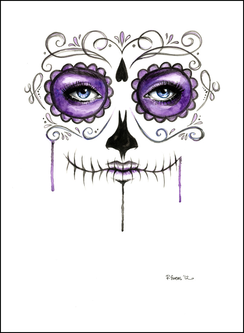 807x1100 Collection Of Sugar Skull Eye Drawing High Quality, Free - Mexican Skull Sketch
