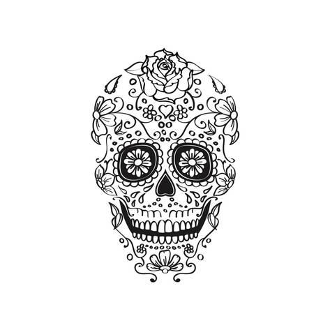 473x473 Mexican Sugar Skull Illustration Prints By Icafreitas - Mexican Skull Sketch