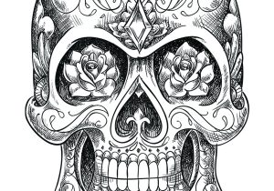 300x210 Sketches Of Sugar Skulls Sugar Skull Mexican Tattoo Sketch - Mexican Skull Sketch