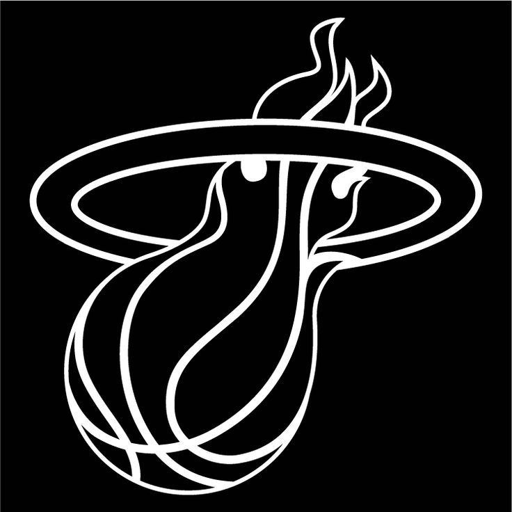 Miami Heat Logo Sketch at PaintingValley.com | Explore collection of ...