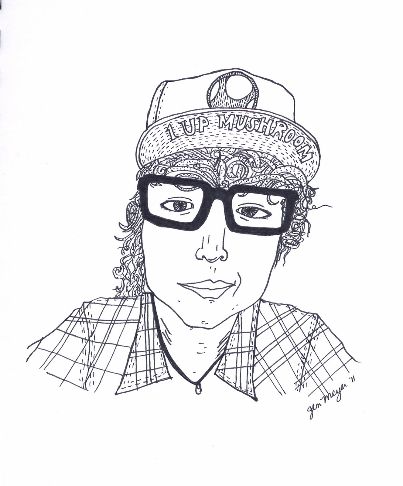 1327x1600 Jen Meyer Art I Moved To Miami Beach! - Miami Sketch