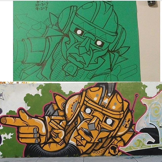 640x640 Through Back To Miami. Sketch And I Did This With The Mighty - Miami Sketch