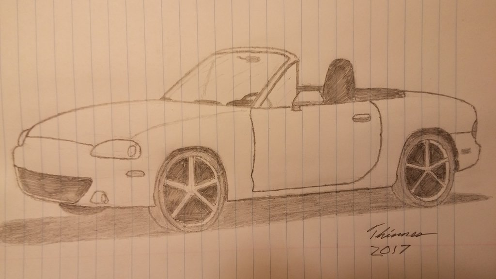 Miata Sketch at PaintingValley.com | Explore collection of Miata Sketch