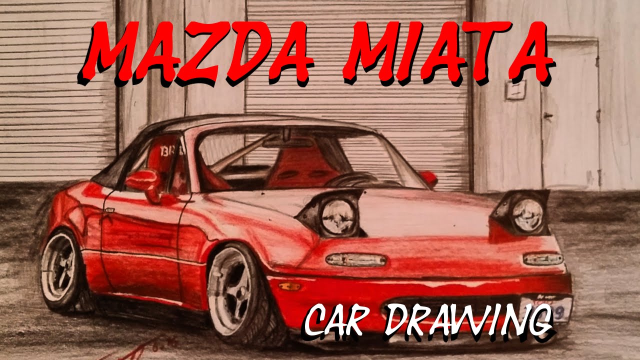 Miata Sketch at PaintingValley.com | Explore collection of Miata Sketch