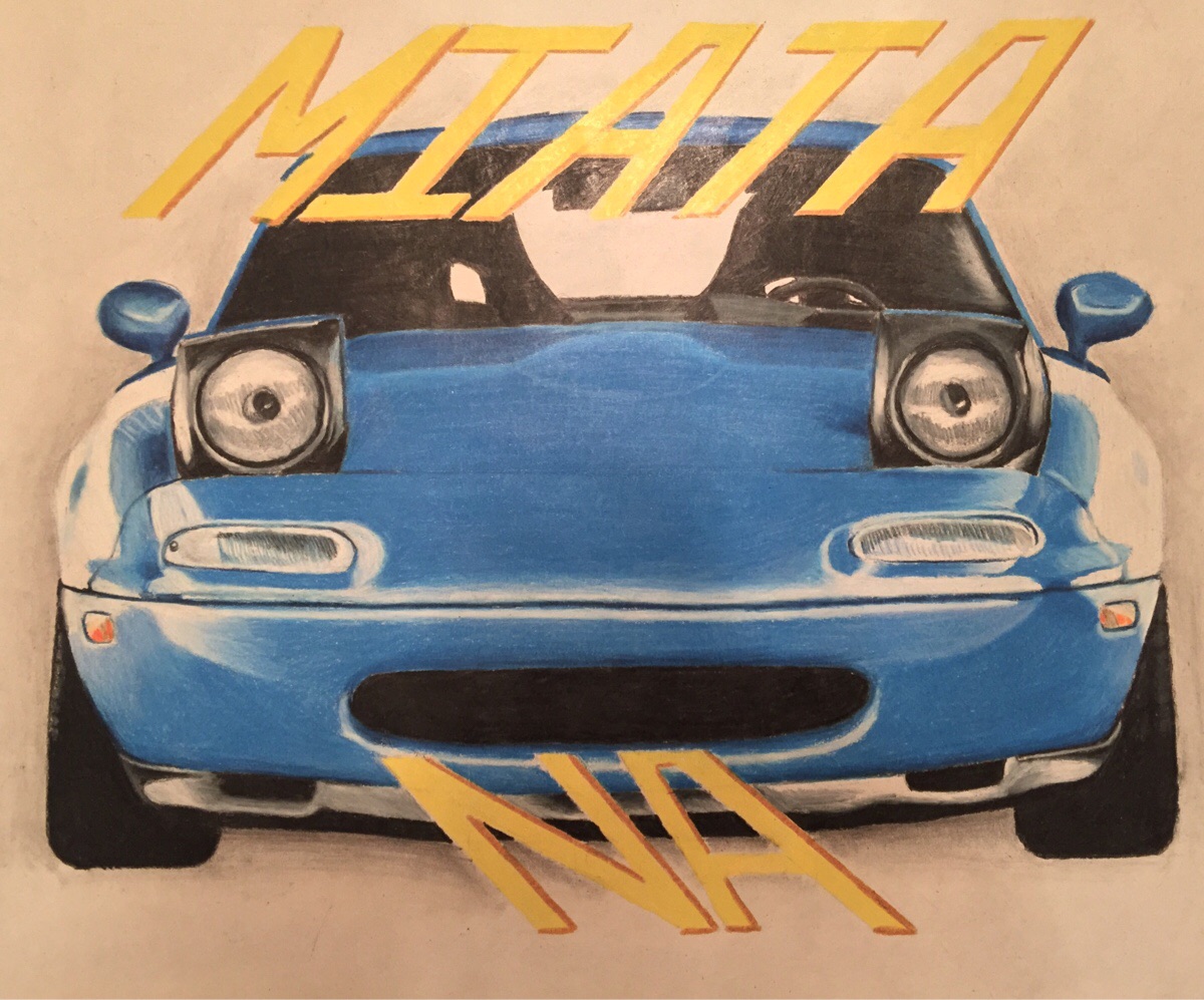 Miata Sketch at PaintingValley.com | Explore collection of Miata Sketch