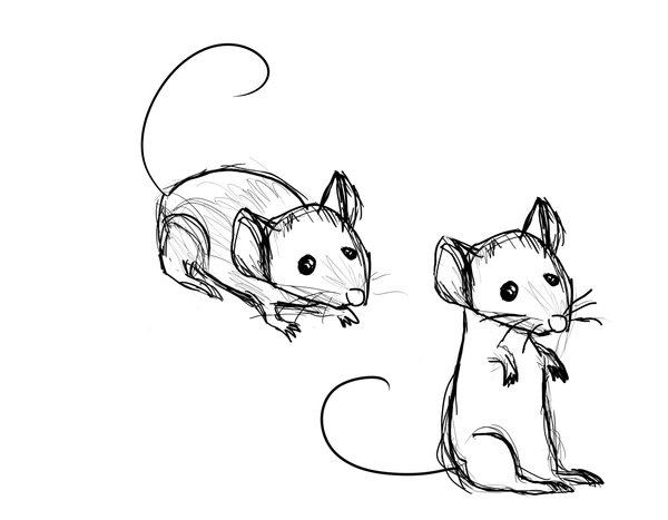600x467 Of Mice And Men Research - Mice Sketch