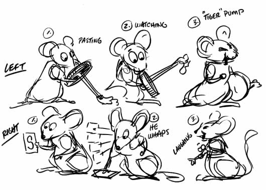530x380 Mice Sketch For Leo Burnett Advertising - Mice Sketch