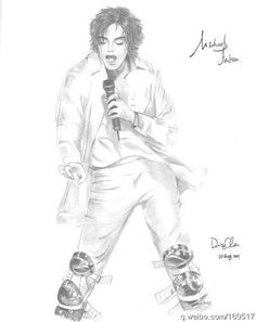 236x297 200 Best Michael Jackson Images Singers, Jackson - Michael Jackson Dancing Sketch
