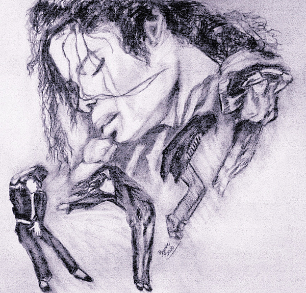 600x575 Michael Jackson Dance Tote Bag For Sale By Regina Brandt - Michael Jackson Dancing Sketch
