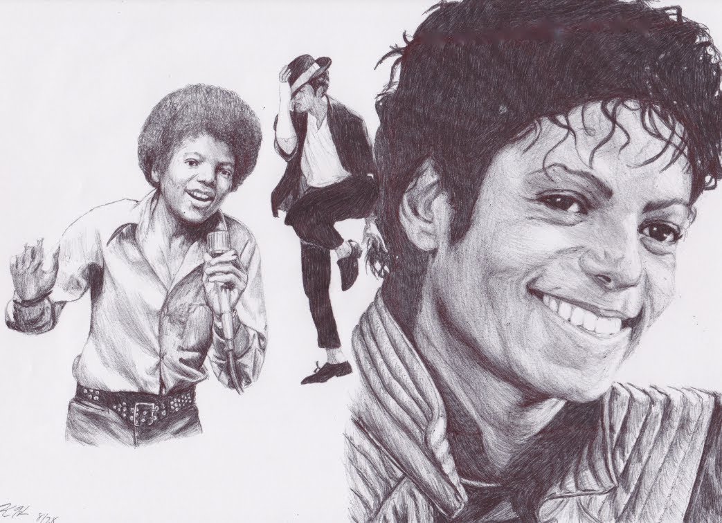 1043x756 Michael Jackson Drawing - Michael Jackson Sketch