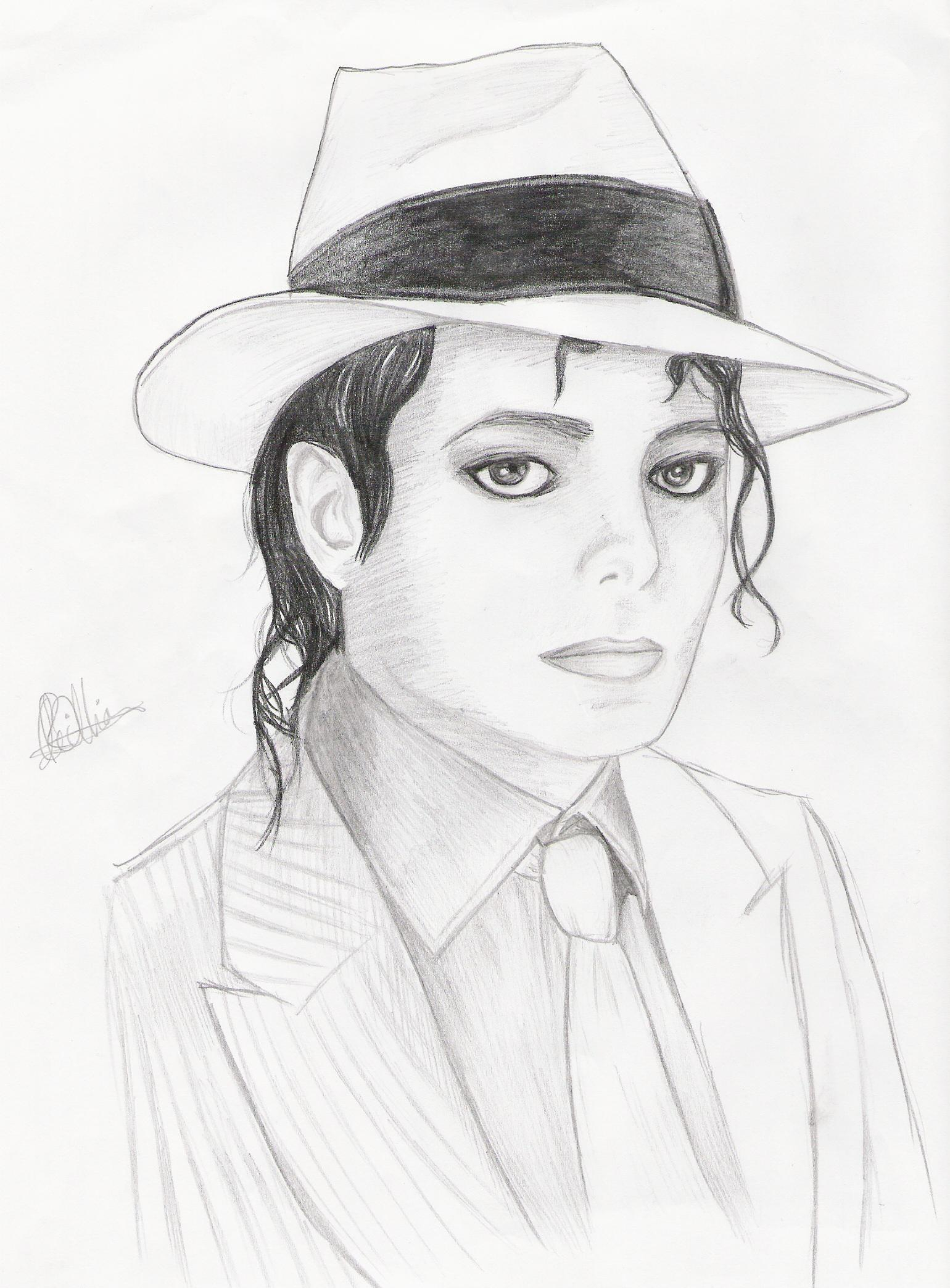 Michael Jackson Simple Drawings