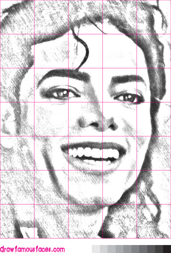 600x890 How To Draw Michael Jackson Draw Famous Faces - Michael Jackson Sketch Pictures