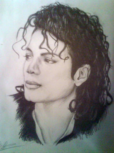 375x500 Michael Jackson Pencil Drawings, Pencil Drawings Of Michael - Michael Jackson Sketch Pictures