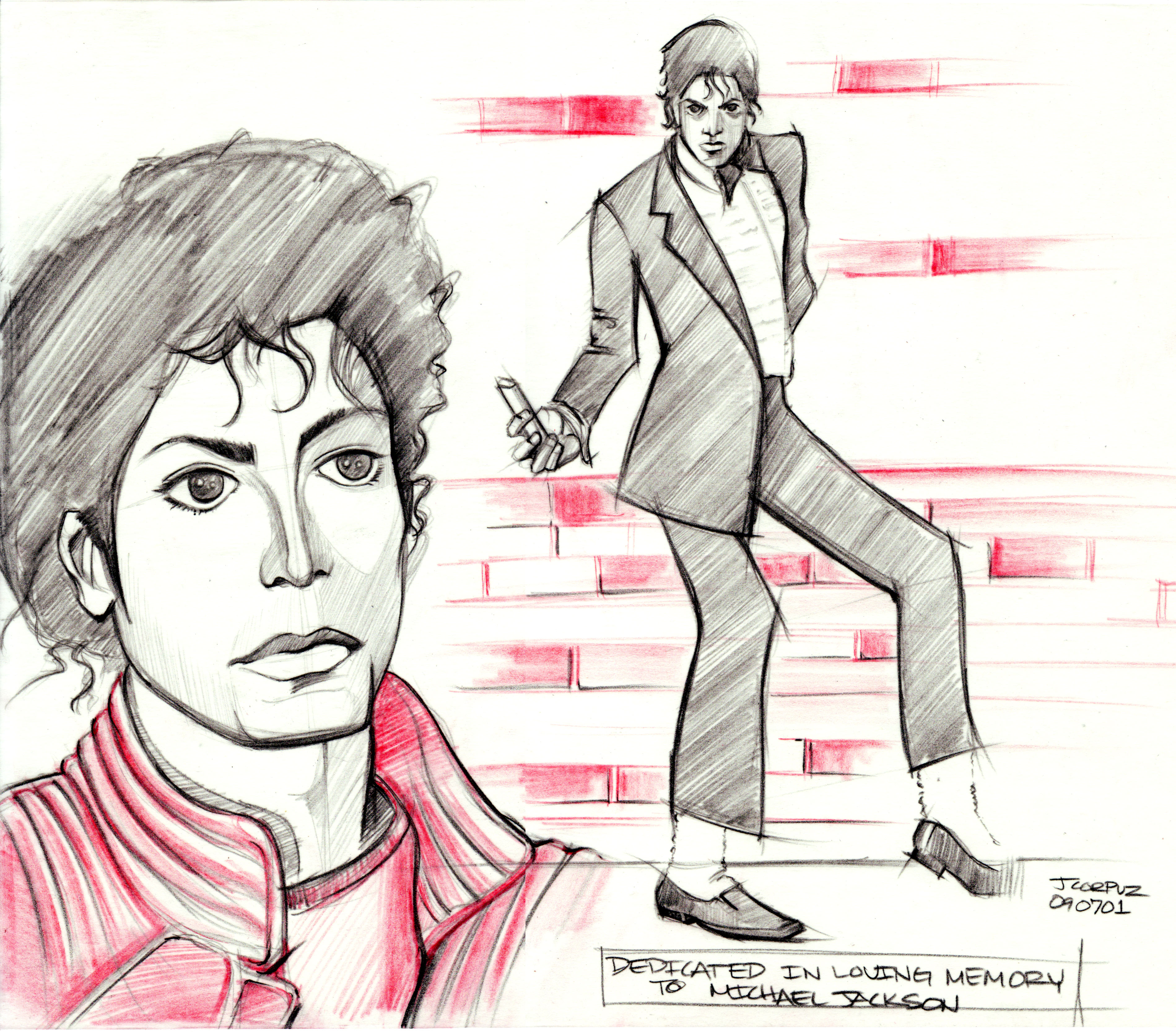 3798x3332 In Loving Memory Of Michael Jackson Lineweights - Michael Jackson Sketch Pictures
