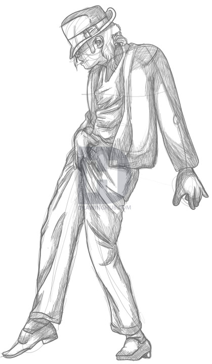 419x720 How To Draw Michael Jackson, Step By Step, Drawing Guide, By - Michael Jackson Sketch Pictures