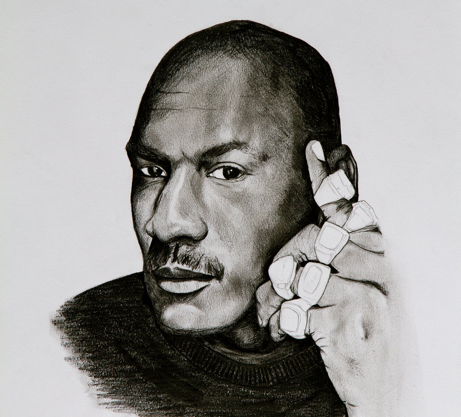 Michael Jordan Sketch At PaintingValley.com | Explore Collection Of ...