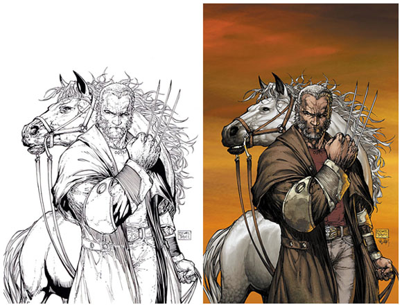 580x443 Rare Comics - Michael Turner Sketch