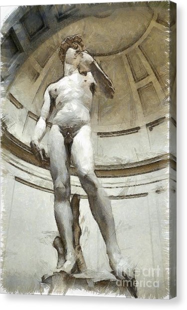 375x622 Michelangelo David Canvas Prints Fine Art America - Michelangelo David Sketch