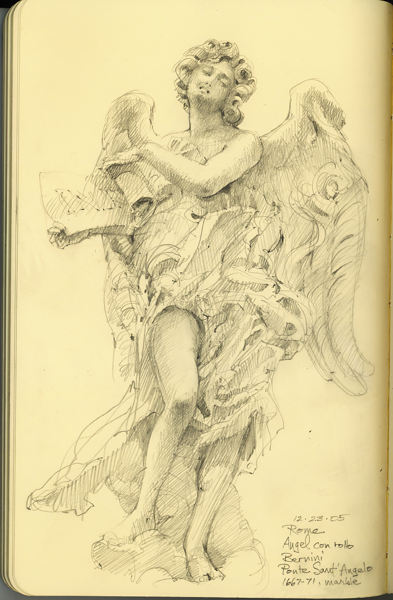 803x1225 Sketches Of Italy Drawing The Motmot - Michelangelo Sketch Book