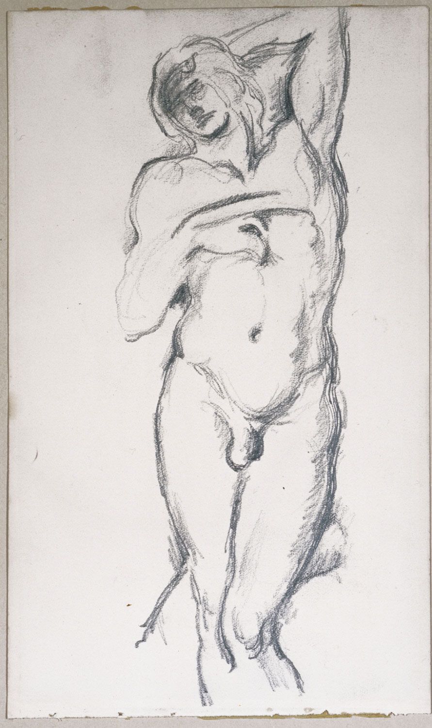 891x1500 Dying Slave - Michelangelo Sketch Book