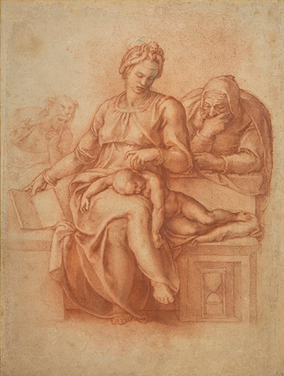 400x528 Michelangelo Drawings - Michelangelo Sketches