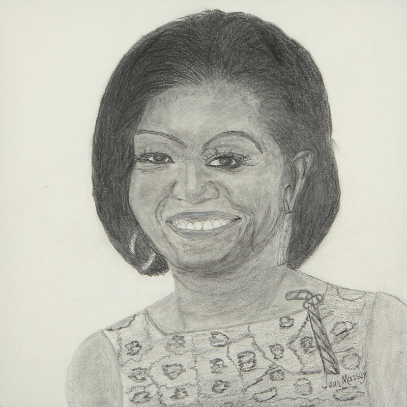 800x800 Michelle Obama Detroit Artists Market - Michelle Obama Sketch