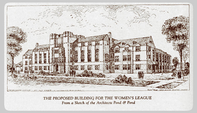 674x388 Michigan League Sketch The University Of Michigan And The Great War - Michigan Sketch
