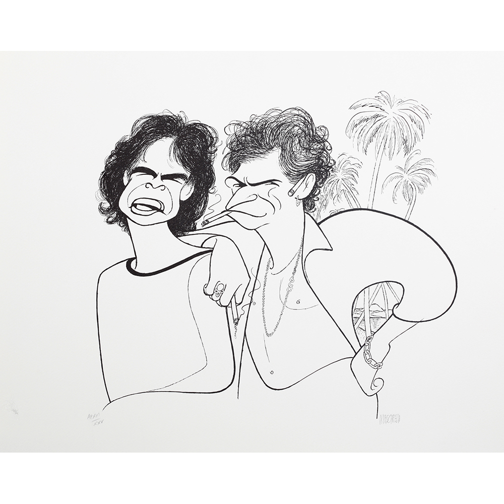 1000x1000 Mick Jagger And Keith Richards Al Hirschfeld Store - Mick Jagger Sketch