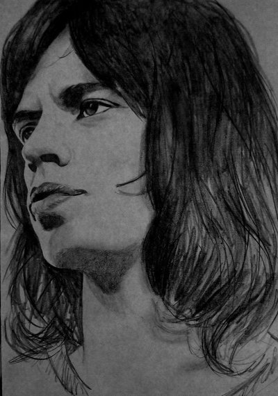 400x570 Mick Jagger Sketch By Vampiresixx - Mick Jagger Sketch