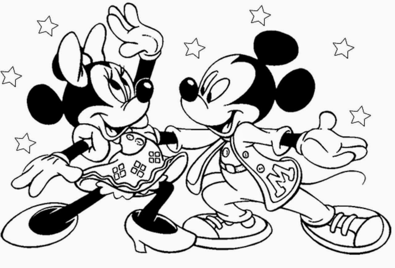 1279x869 Mickey Mouse And Minnie Mouse Drawing Mickey Mouse And Minnie - Mickey And Minnie Mouse Sketch