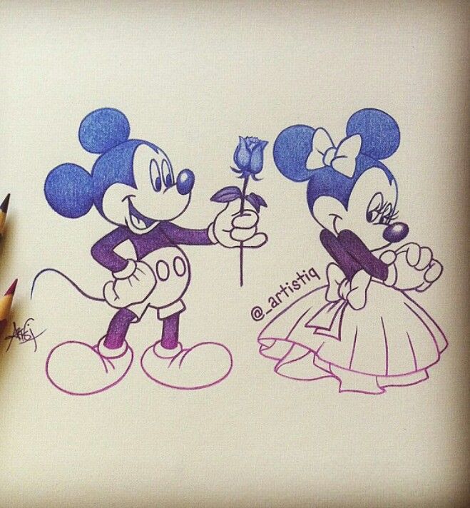 659x712 Mickey And Minnie Mouse Drawing In 2018 Drawings - Mickey And Minnie Mouse Sketch