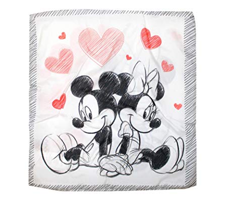 450x412 Disney Mickey And Minnie Mouse Sketch Pillowcase 40 X 40 Cm - Mickey And Minnie Mouse Sketch