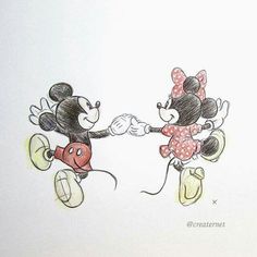 236x236 88 Best The Best Of Mickey Amp Minnie Images In 2018 - Mickey And Minnie Sketch