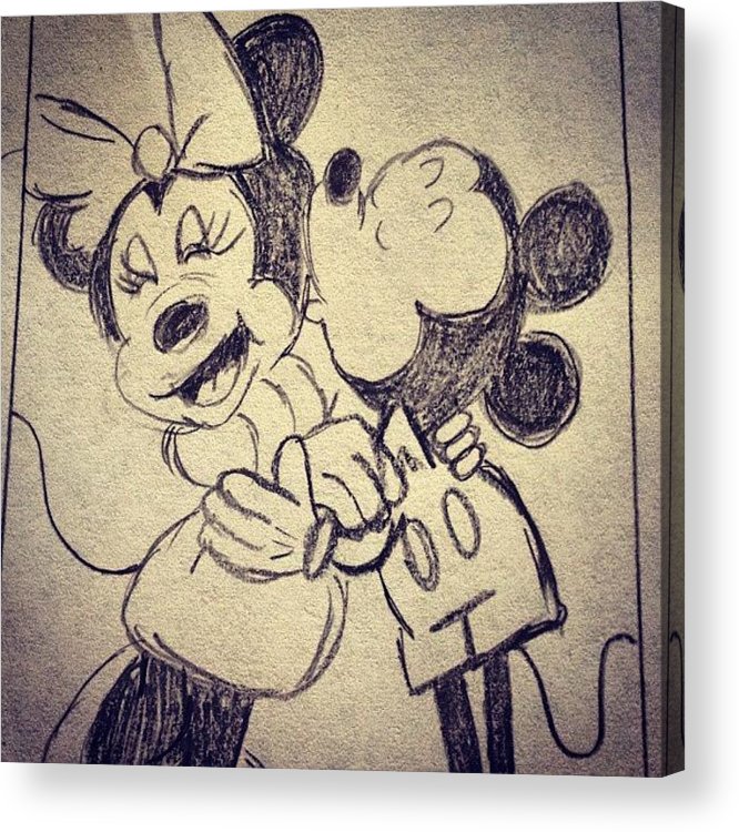 666x750 Disney - Mickey Minnie Sketch