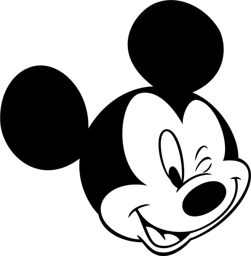 1001x1024 Minnie Mouse Face Drawing Mickey Mouse Coloring Pages - Mickey Mouse And Minnie Mouse Sketch