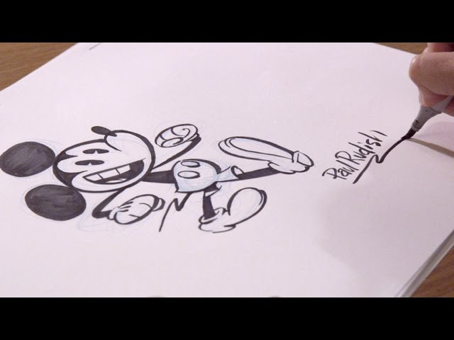 Mickey Mouse Cartoon Sketch at PaintingValley.com | Explore collection ...