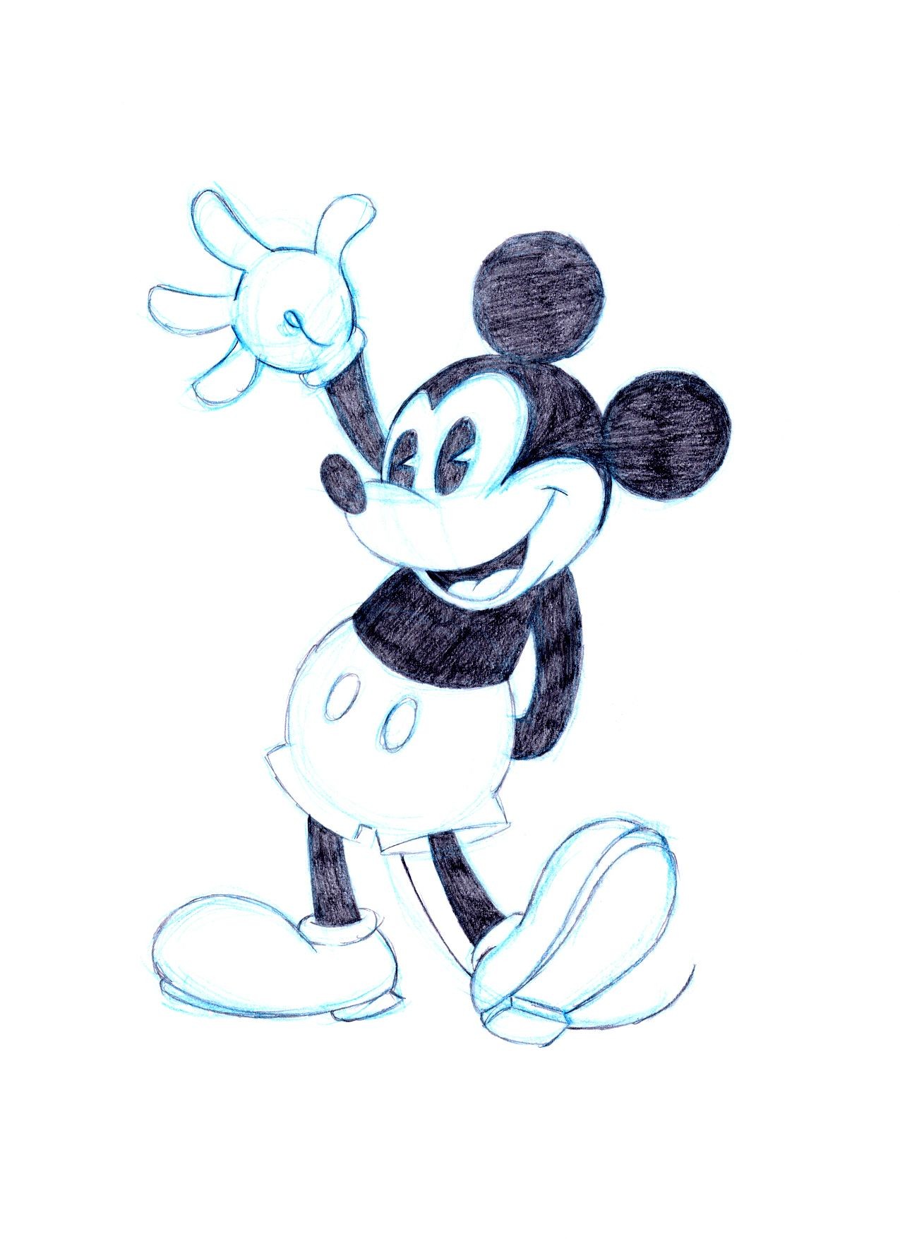 1275x1755 Mickey Mouse Sketch New Pictures Of Mini And Mickey Mouse Cartoon - Mickey Mouse Cartoon Sketch