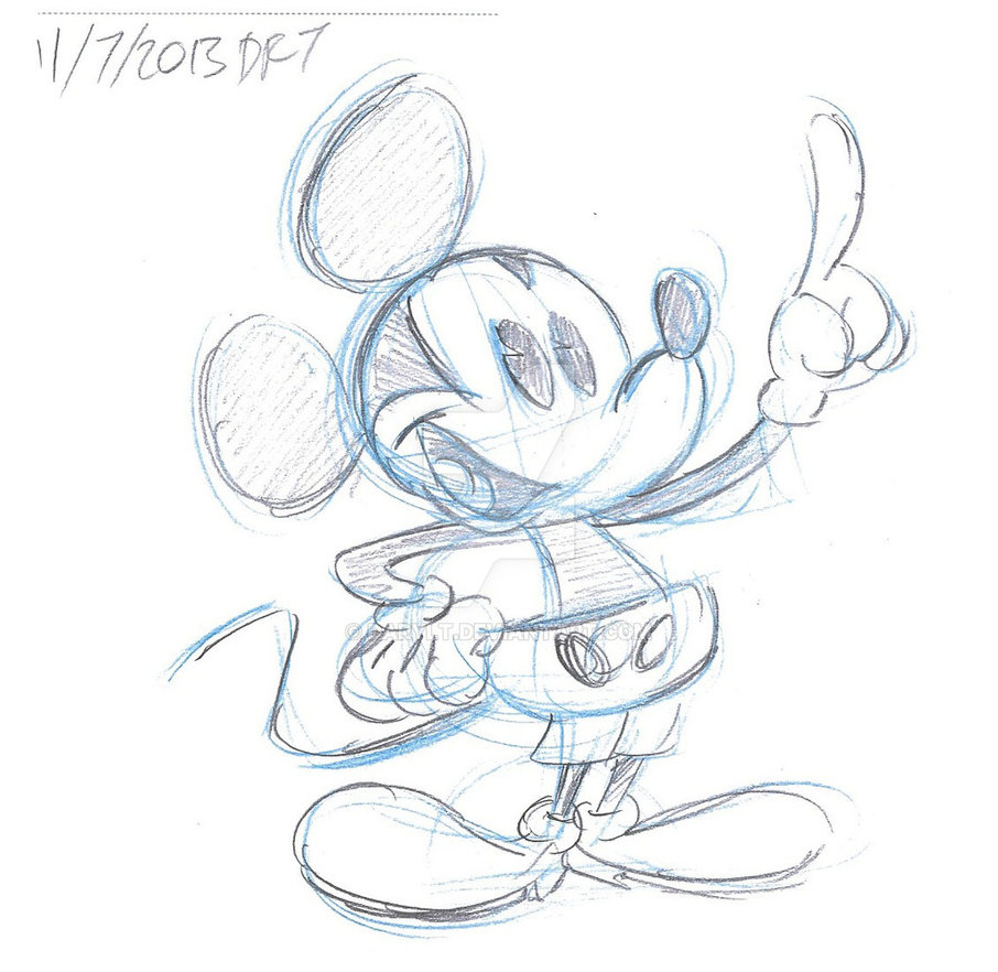 906x882 New Mickey Mouse Cartoons Copy By Darylt - Mickey Mouse Cartoon Sketch