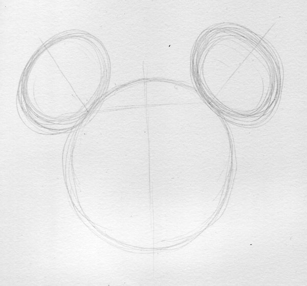 Mickey Mouse Ears Sketch At Paintingvalley.com 