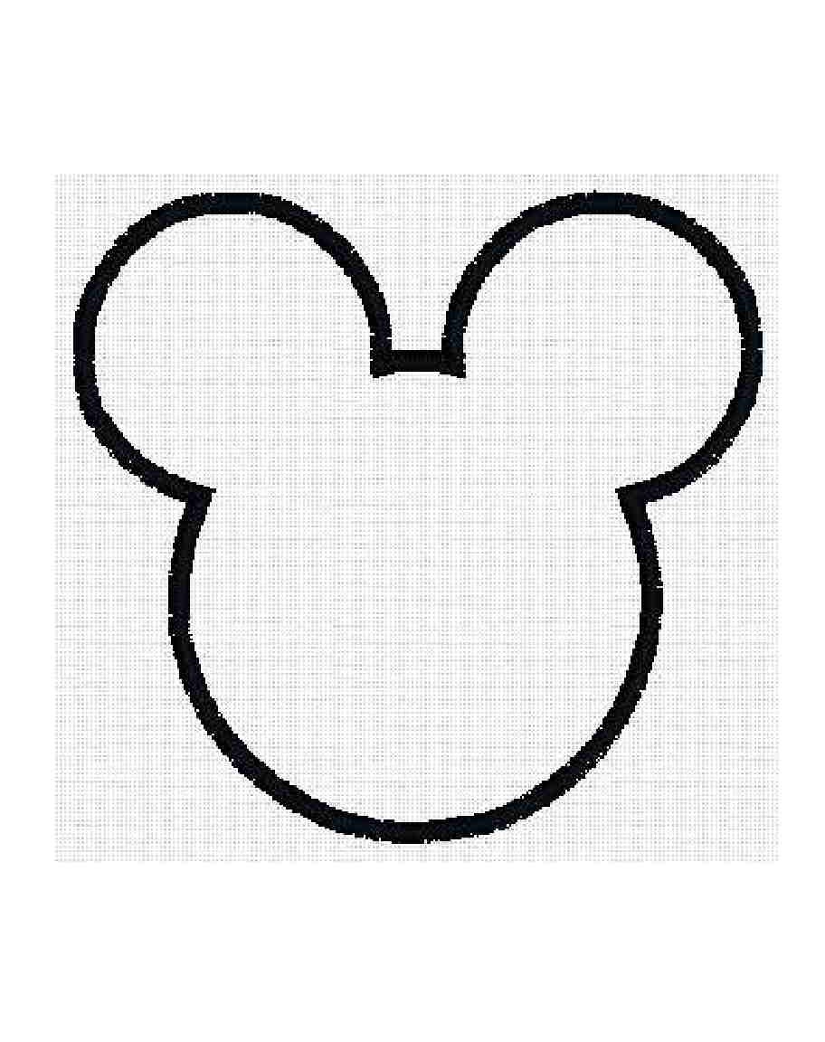 912x1152 Mickey Mouse Ears Drawing 31 How To Draw - Mickey Mouse Ears Sketch