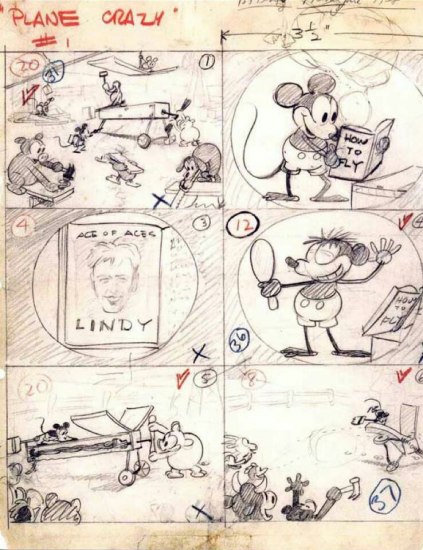 423x550 Mickey Mouse Turns 90 National Museum Of American History - Mickey Mouse First Sketch